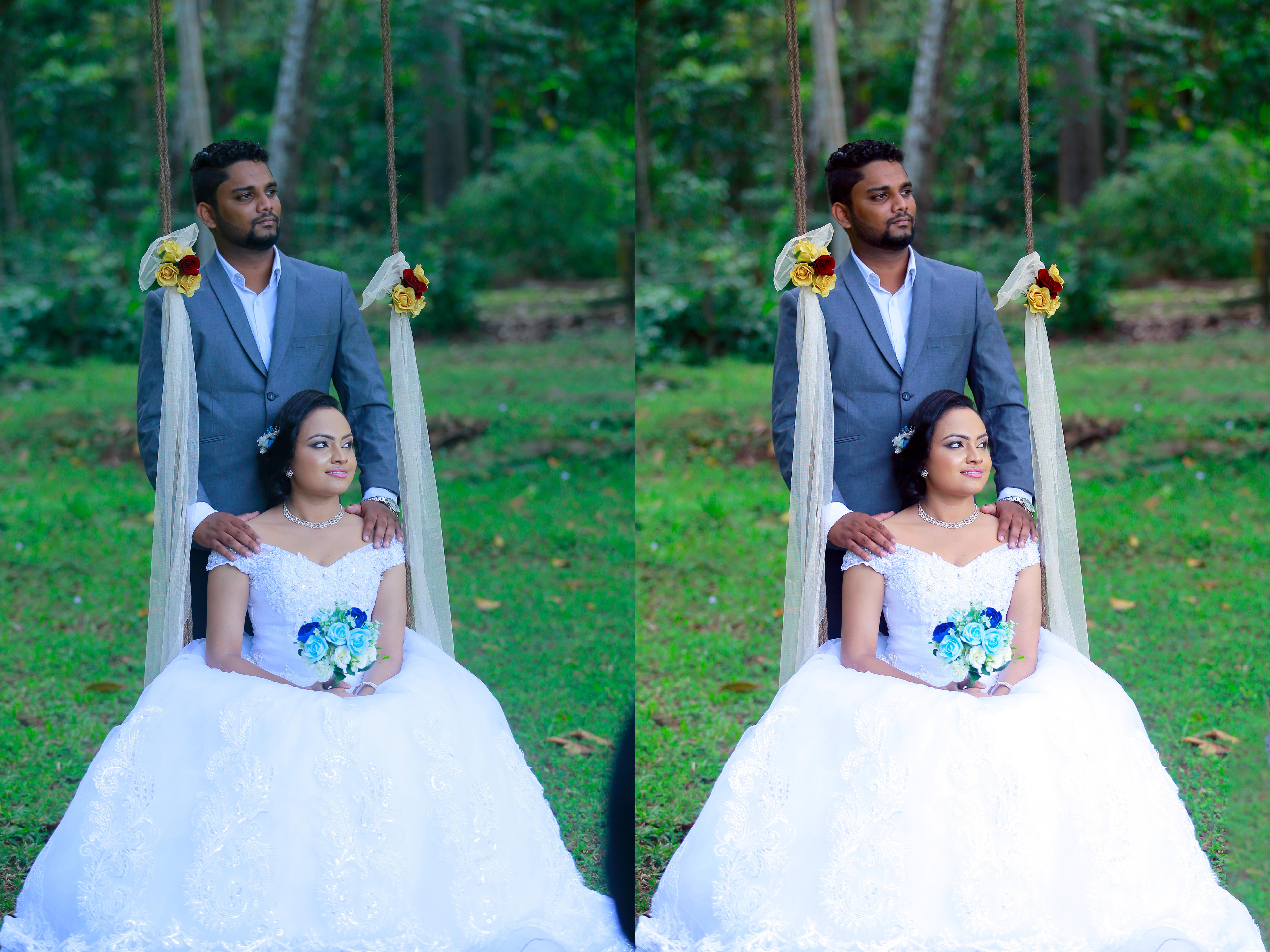 Quick photo retouching and color grading