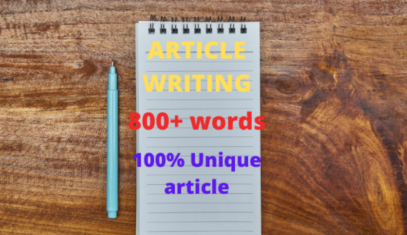 Write 1000+ Words Unique Article Or Blog Post In 24 Hours