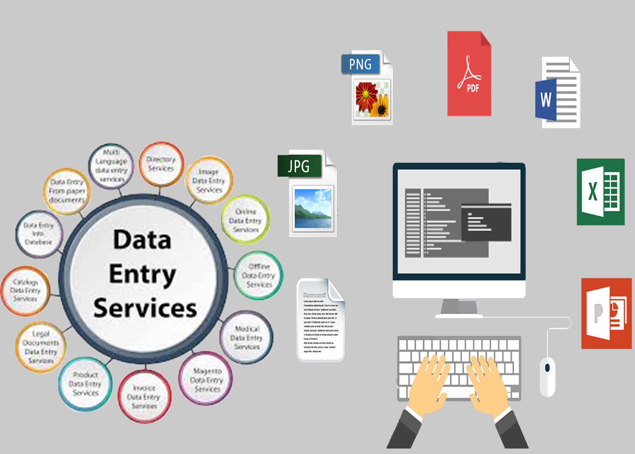 I will do any type of data entry jobs 