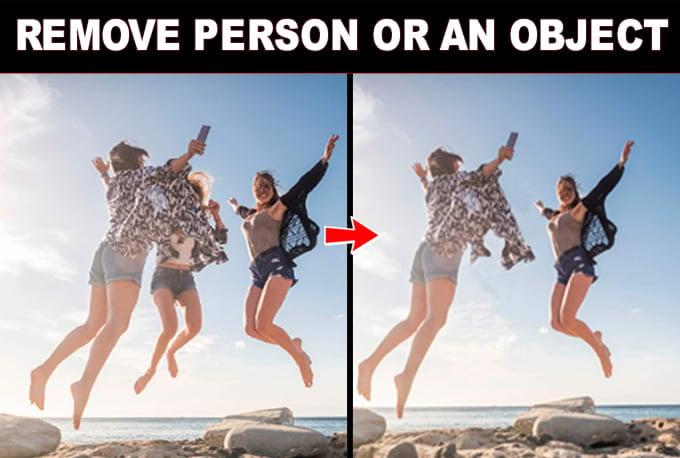 I will Remove Person or add person, Remove Object, Or Logo from Picture quickly