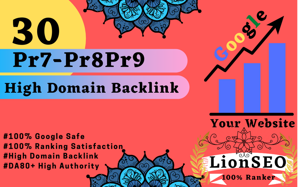  I Create 30 Web Profile Permanent Backlinks From PR7-Pr8-Pr9 High Domain Site For Rank On Google