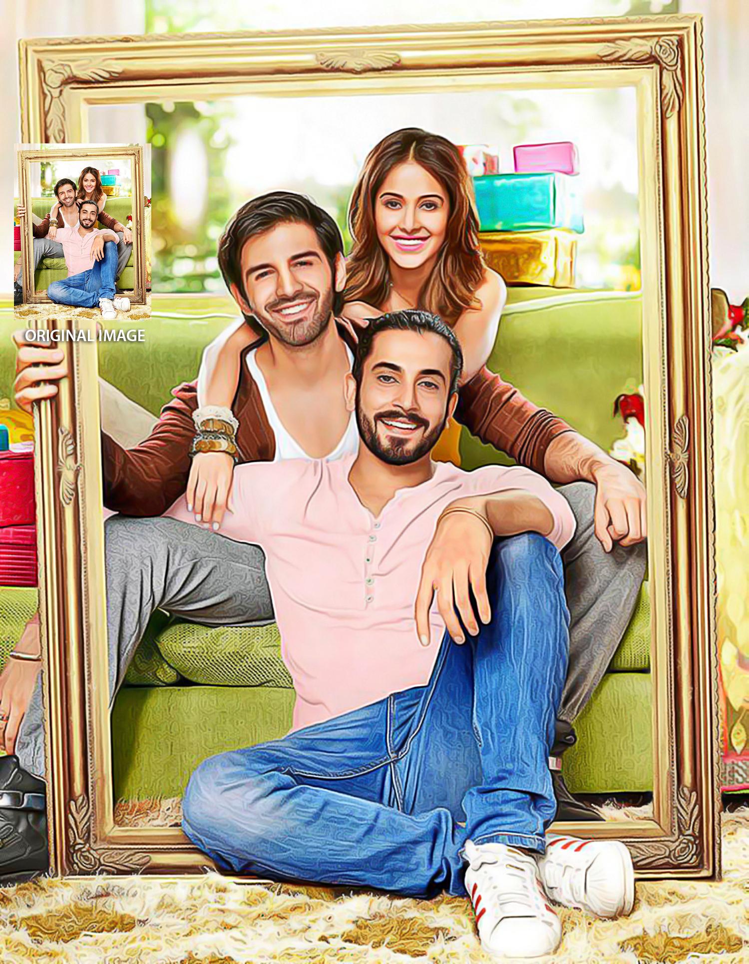 I will turn your picture into oil digital painting style