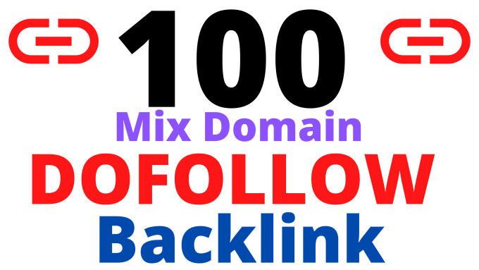 I will 100 dofollow backlink from mix domains