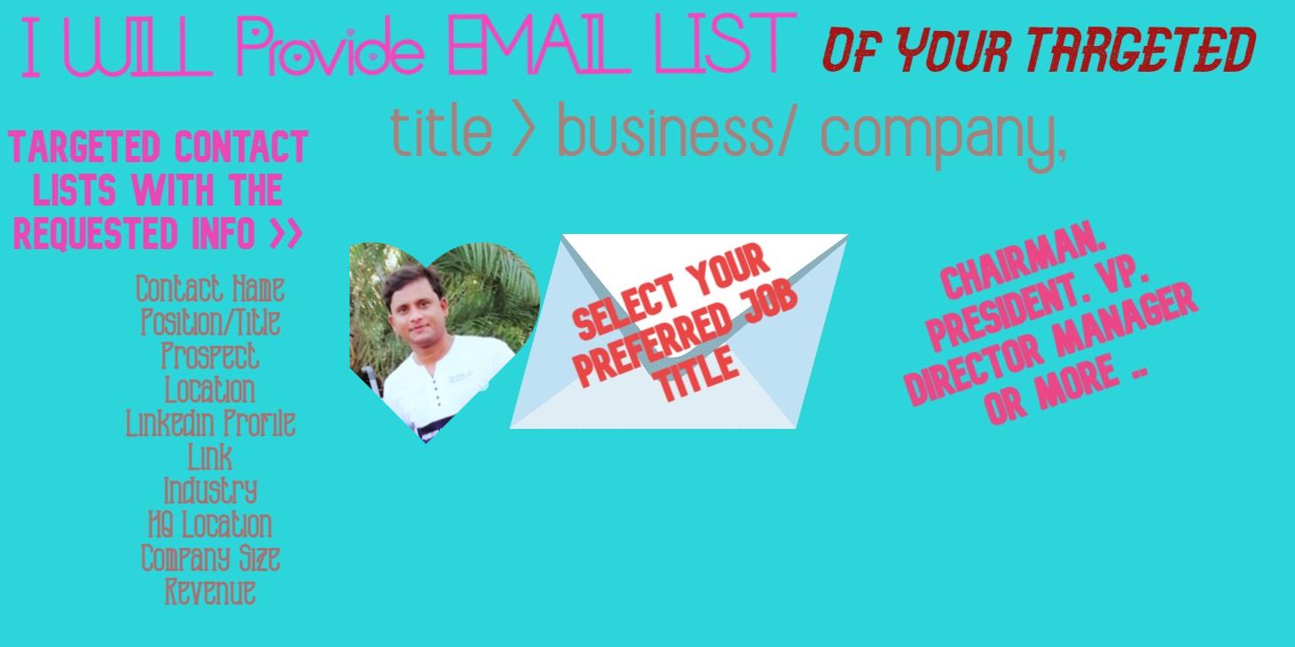 I will do B2B lead generation, web research and data entry perfectly 