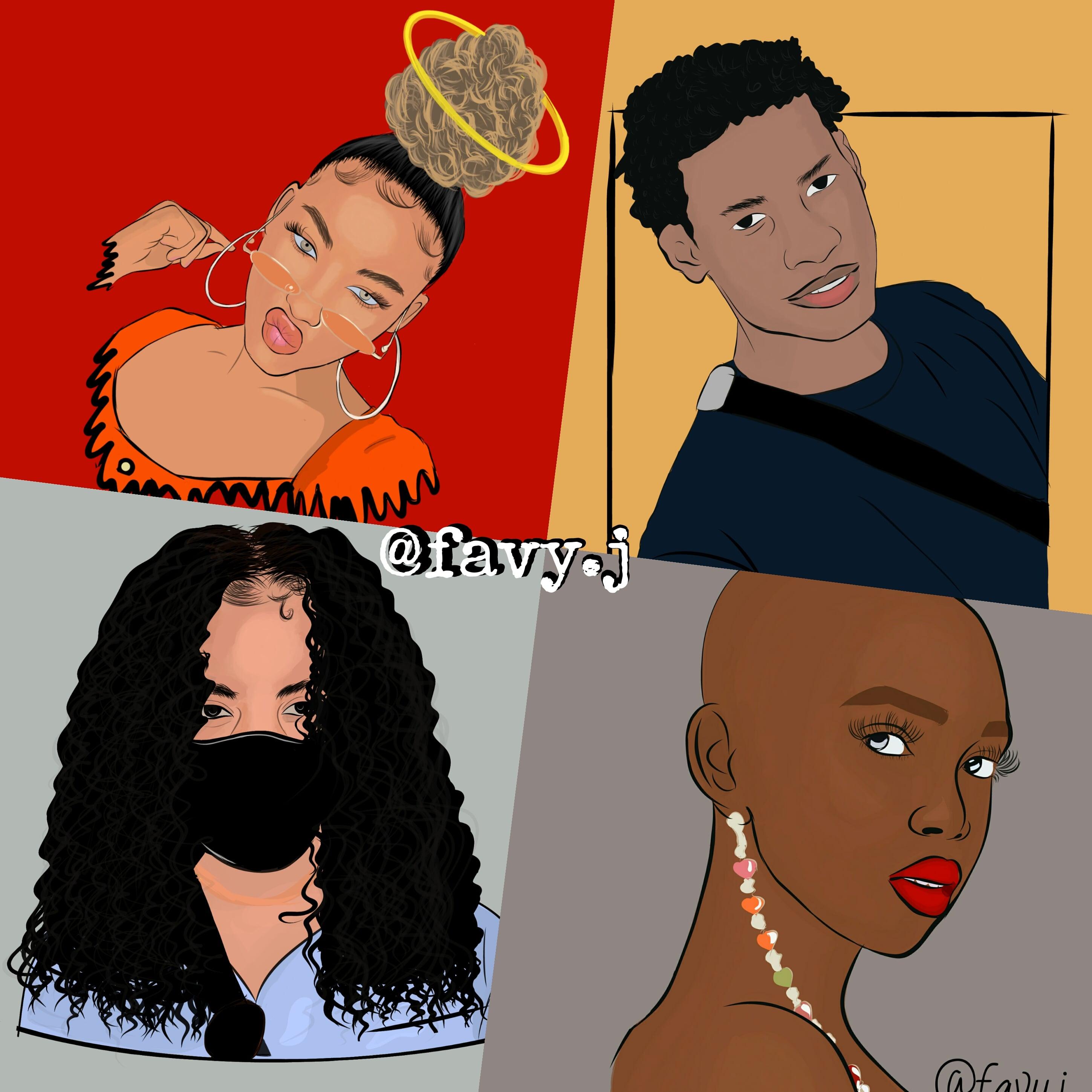 I will create a cartoon character version of you