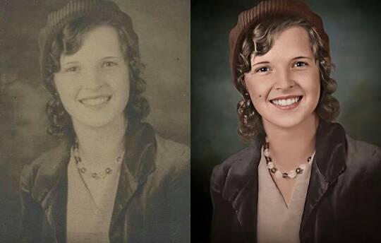 Restore/Renew your old photo,Coloring your black and white photo