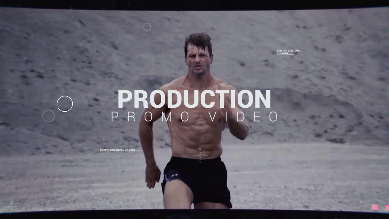 I will create a cinematic glitch trailer high impact