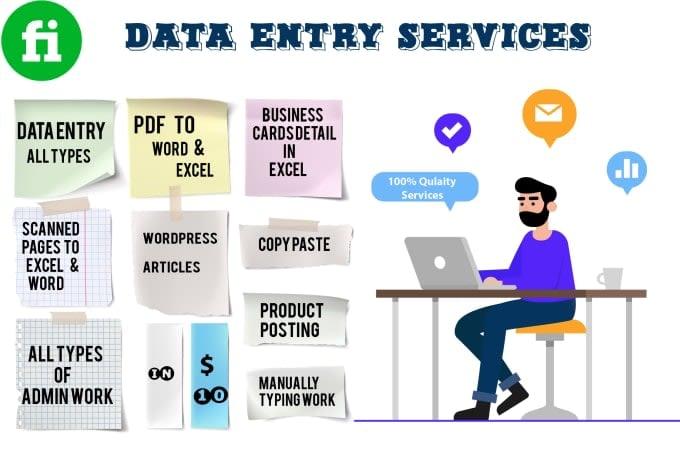 I will do Data Entry, Copy Paste, Research and Typing