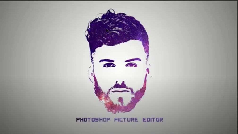 Galaxy Logo Design From Face within 24 hours