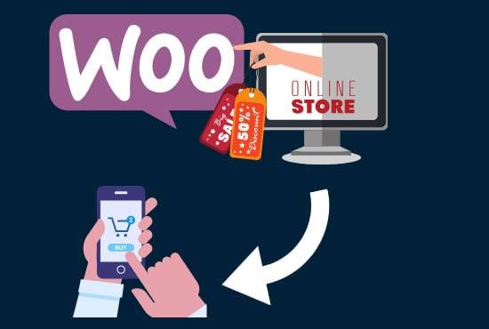 I will create an android app for your woocommerce store