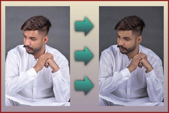 Any pitchers background remove, retouching, manipulation