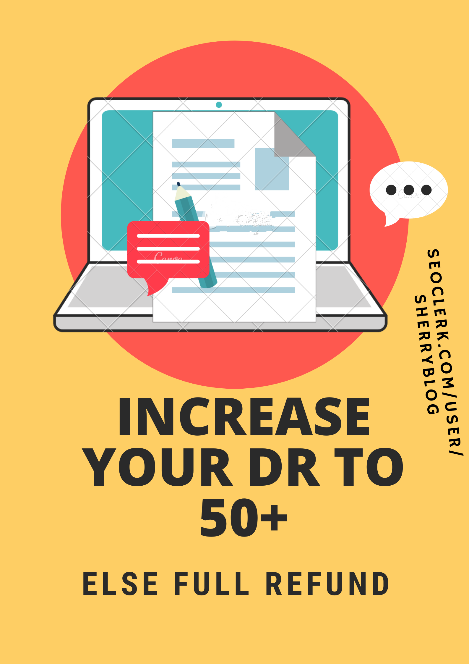 I will increase your domain DR TO 30+