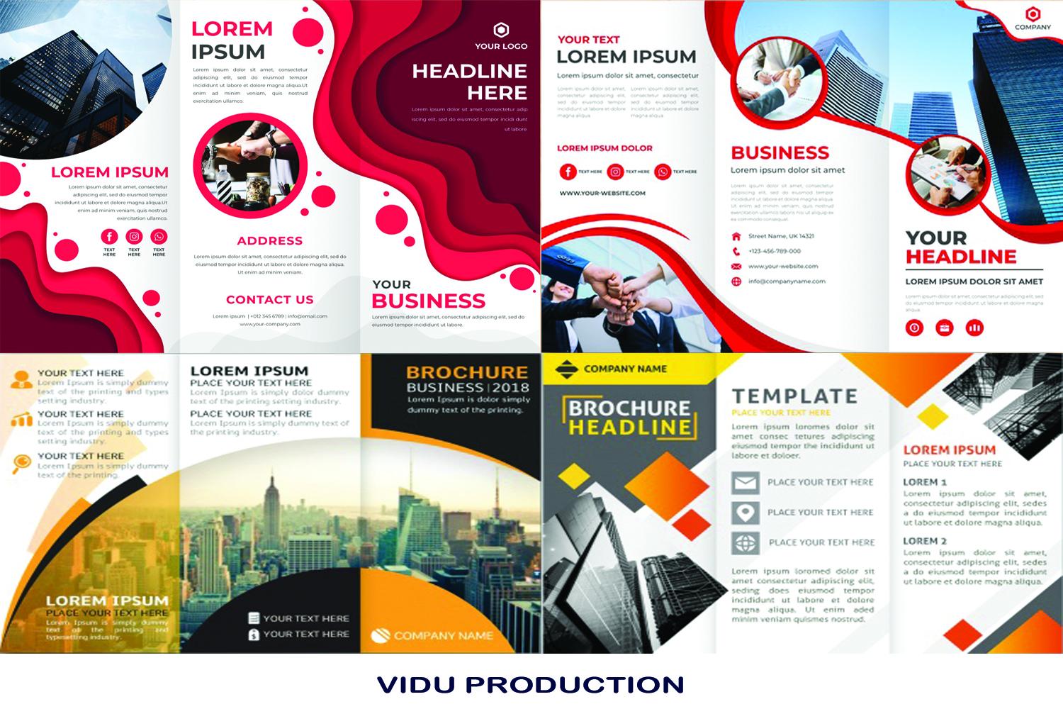 I will professional flyer design and brochure besign