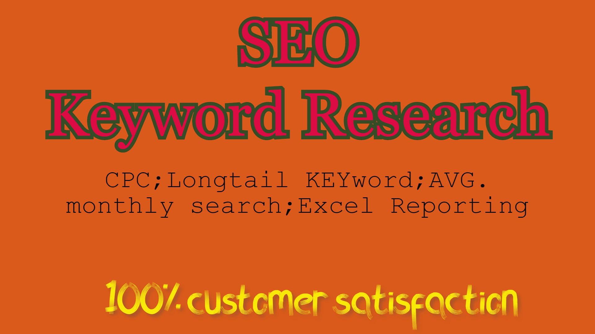 KW Competition Research & 30 white hat brainstormed Keyword will be provided to rank your site