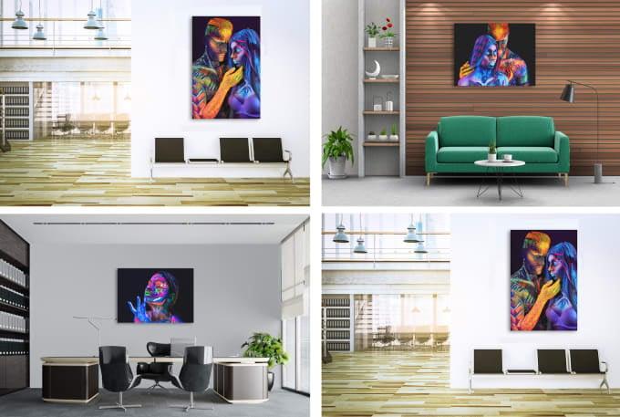 I will create amazing designs for canvas wall art