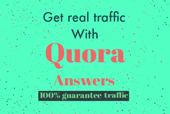 I Will Promote Your Website/Business With High Quality Quora Answer