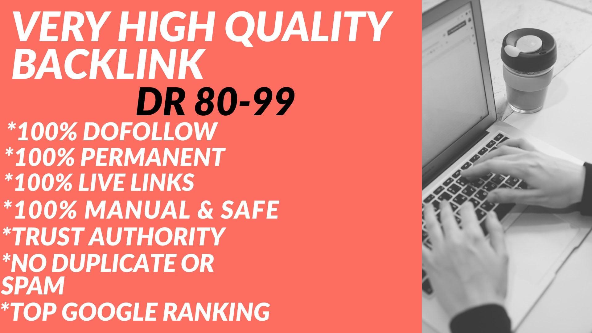 I will build 20 high quality dofollow backink for seo