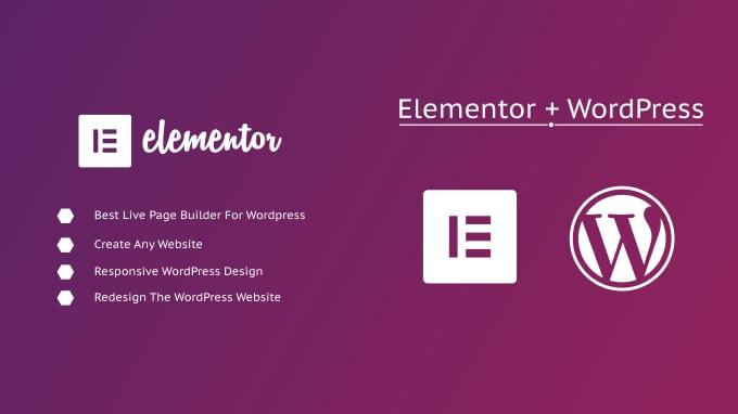 I will create your wordpress website using astra and elementor
