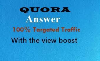 Quora Answer With 100% Targated Traffic