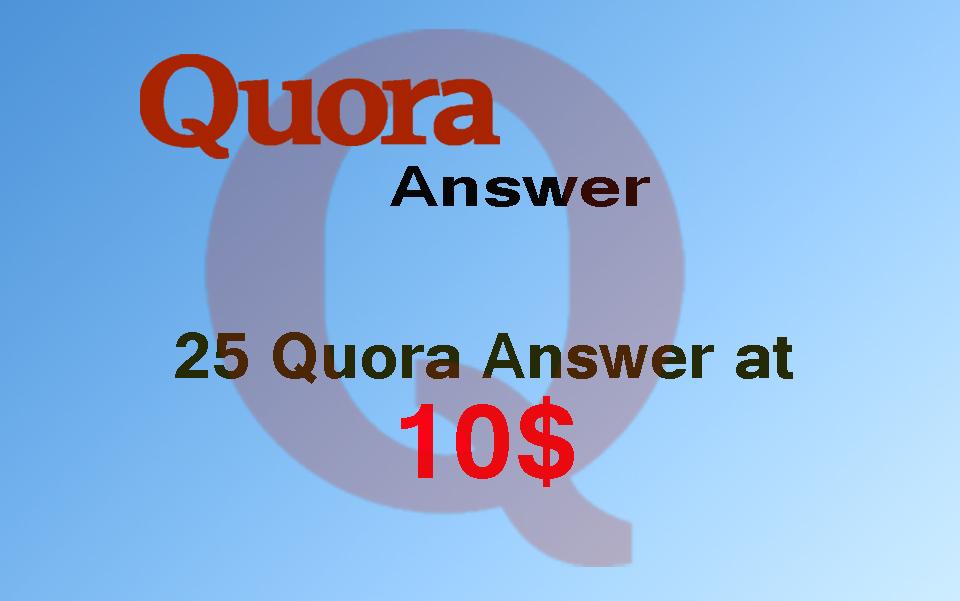 Great Offer! Grow your Business with Quora Answers