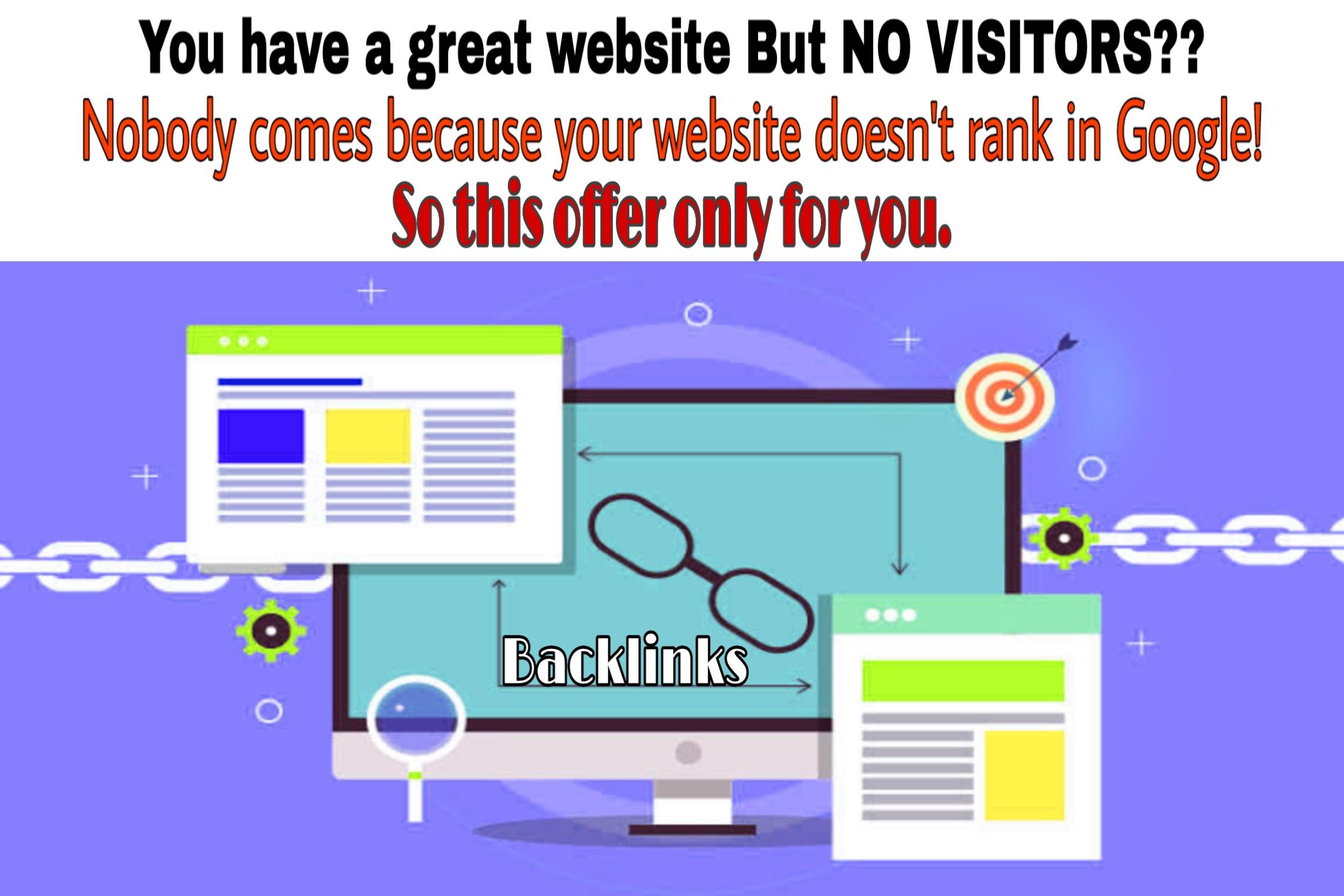I Provide 100 Manual backlinks with your websites or keywords