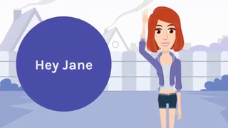 Happy Birthday animated clip this is for jane 