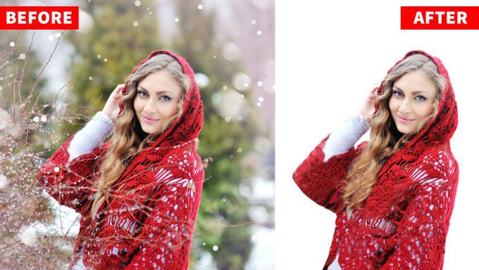 Baground remove and Lightroom editing 10 photos 