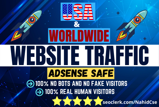 10k Real Organic Targeted USA Web Traffic with Low Bounce Rate