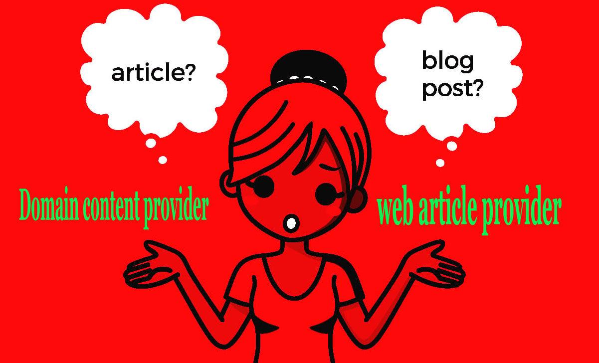 web article & Blog post for High D/A Site