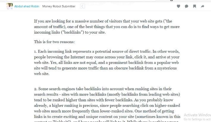 Indexable Guest post on Medium.com DA96 PA 81