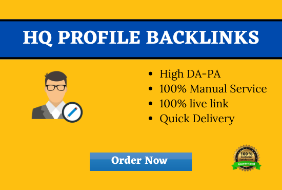 Manually 50 High Authority Social Profile Creation backlinks - DA 60+