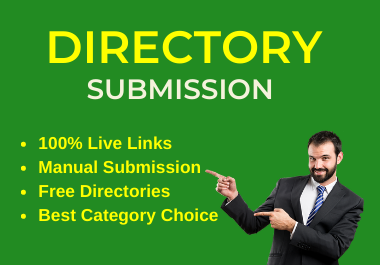 Manually 100 Directory Submission live links on Instant Approval directories