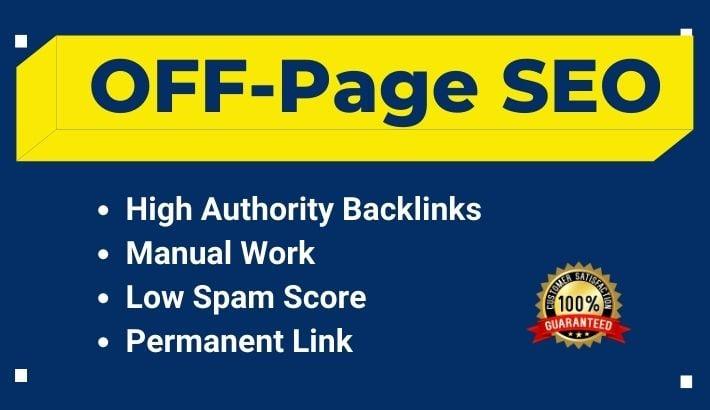 Monthly off page optimization service for High Quality SEO link building 