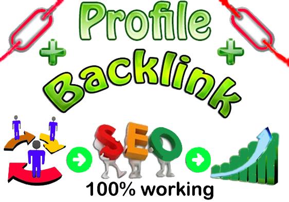 I will Provide 130 High Authority Profile Creation Backlink