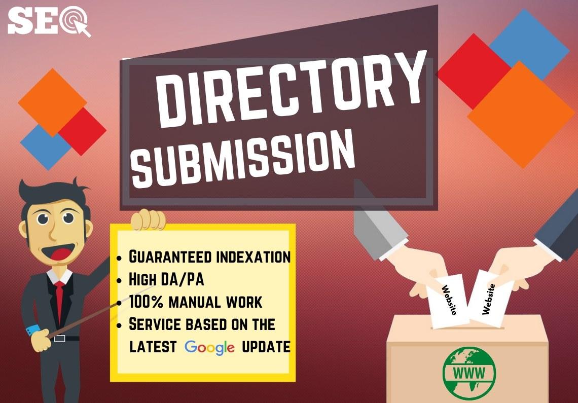 I will do manually 30 Directory Submission