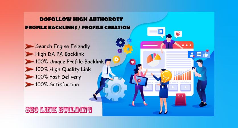 I Will Provide For You High Quality 50 Profile Creation Backlink With High DA-PA