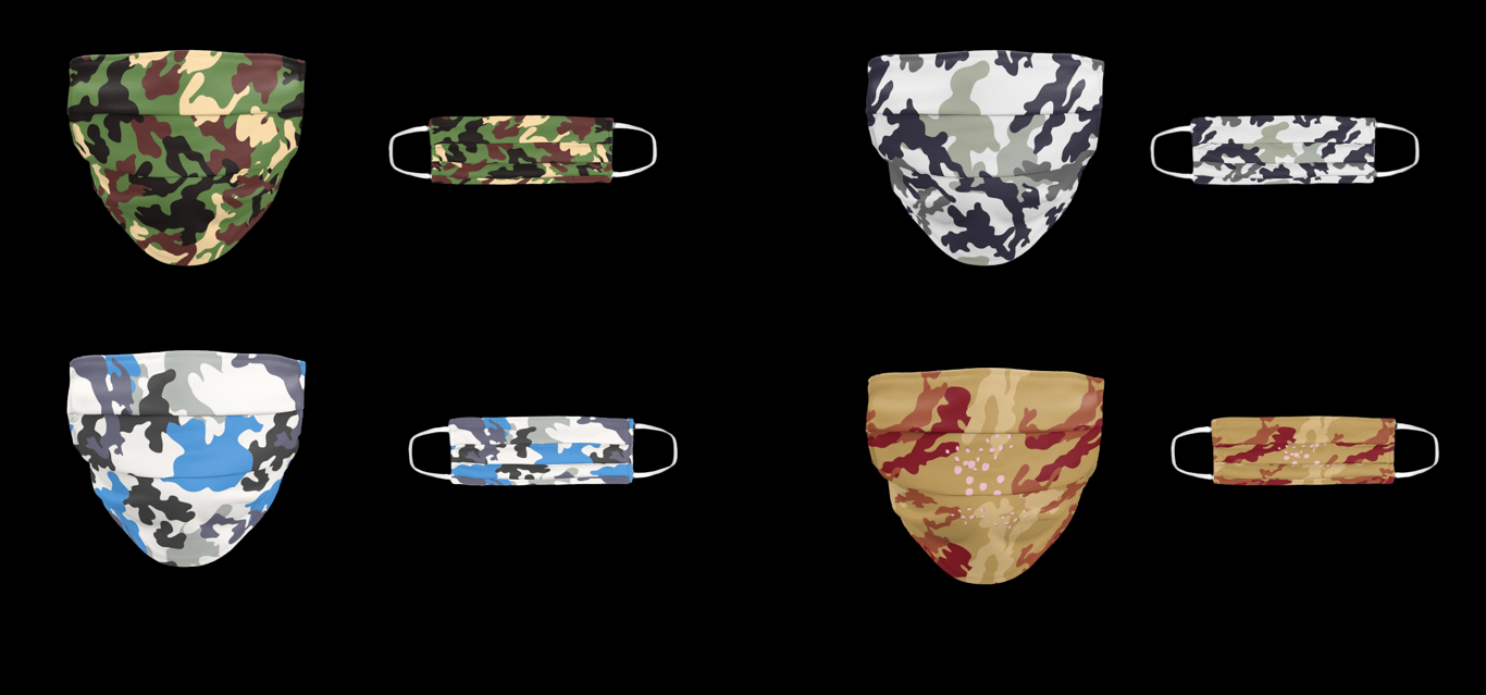 I will design custom fashion face mask 