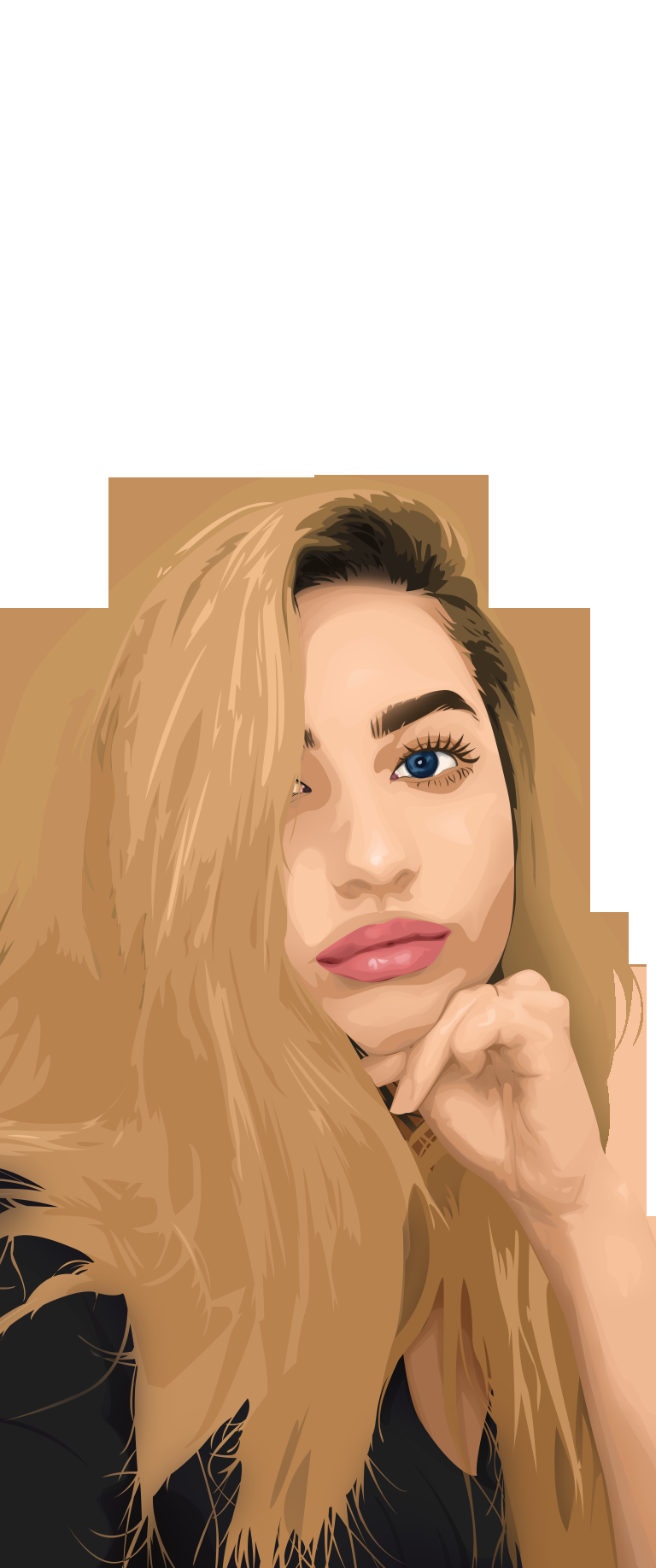 I'll create your vexel / cartoon / vector version 