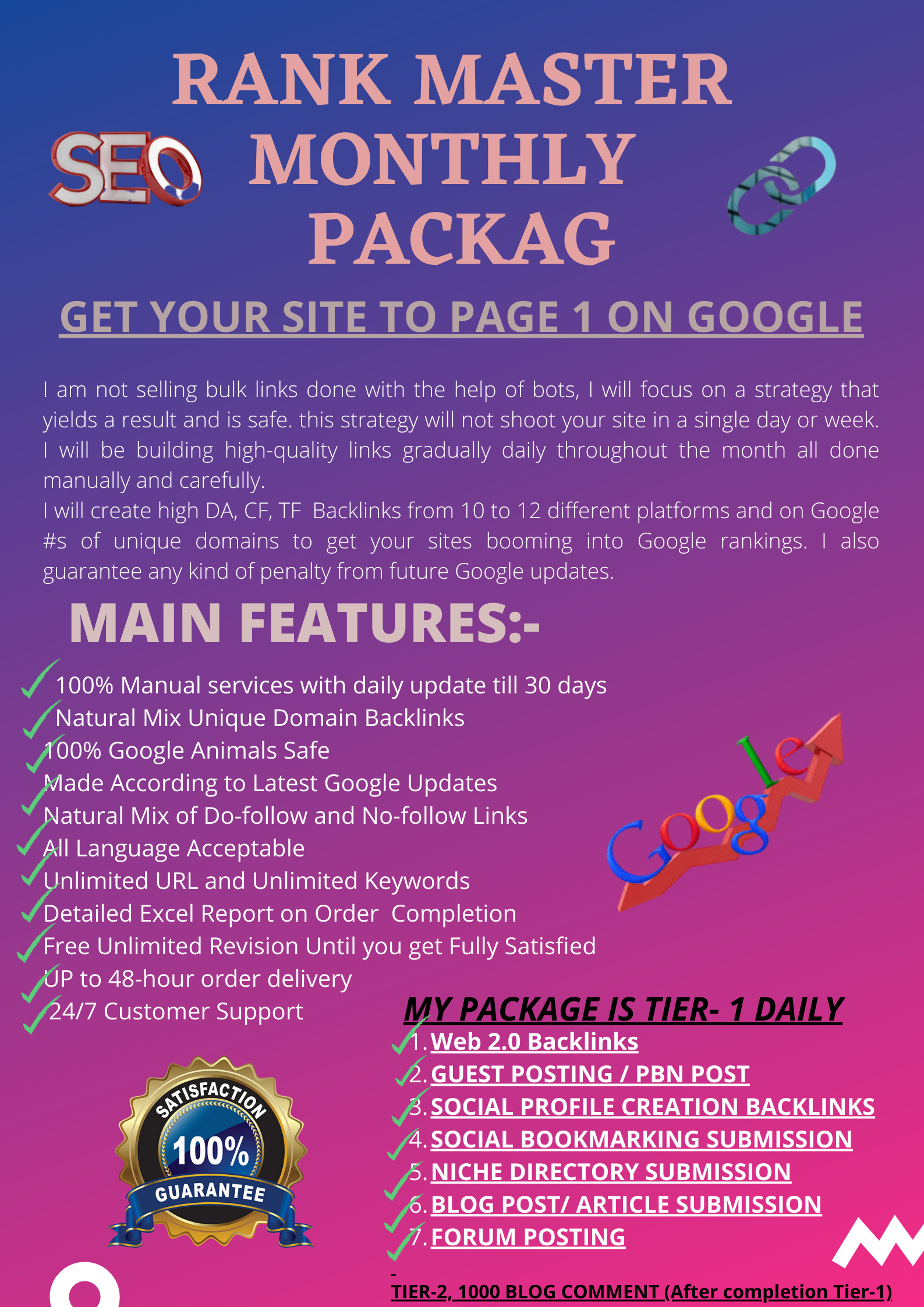 I will build Manually 50 Social Bookmarking Submission Backlinks