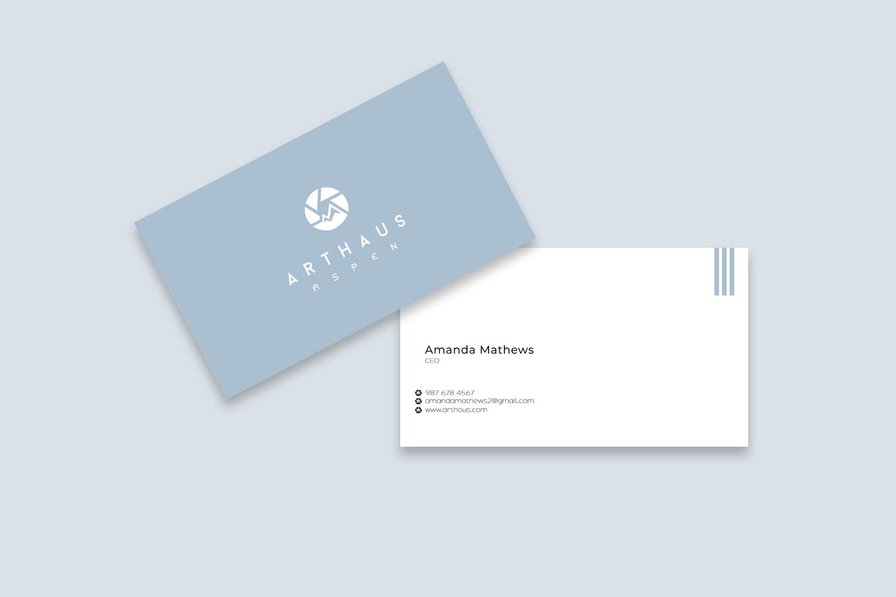 Design Minimalist Business Cards