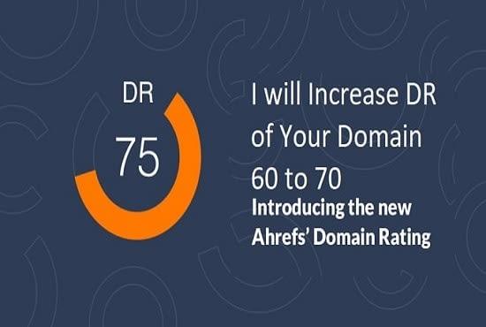 I wil create HIgh Quality Authority Backlink and Increase DR upto 40 and 60+