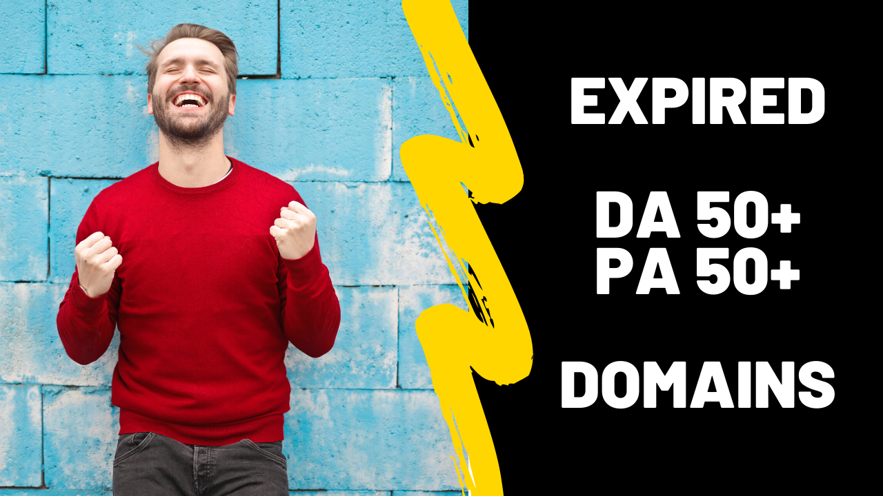 I will find Moz DA PA 25+ expired domains