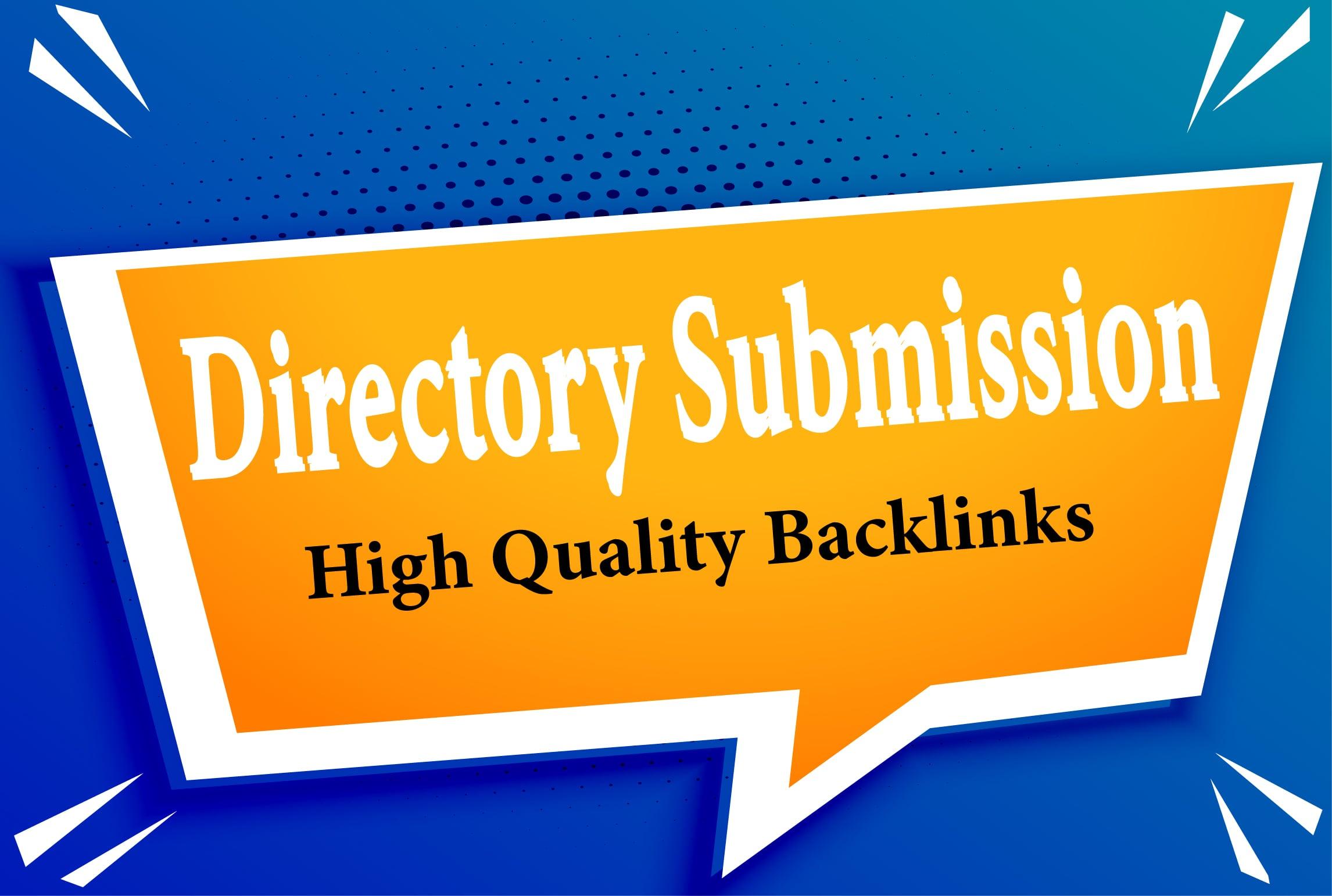 I will provide manually 50 Web High-Quality Directory Submission 