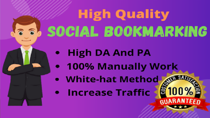 I Will Do 50 High Quality Social Bookmarking submissions Backlink/ linkbuilding