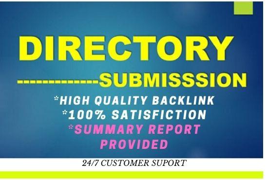 I will create 60 Directory submission high Authority powerful backlinks.