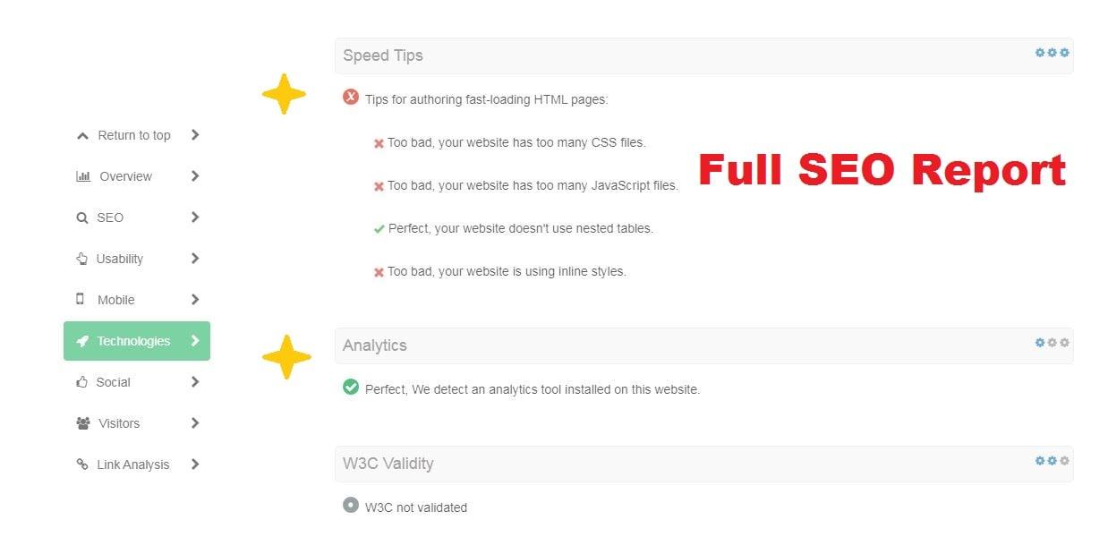 3 WEBSITE ANALYSE. The best SEO audit report for any website (FULL detailed report)