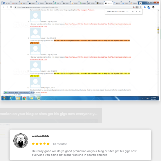Create 300 Unique Domains Blog Comments Link Building Seo Backlinks on high DA PA and Actual Page