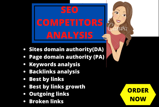 I I will do seo competitor analysis