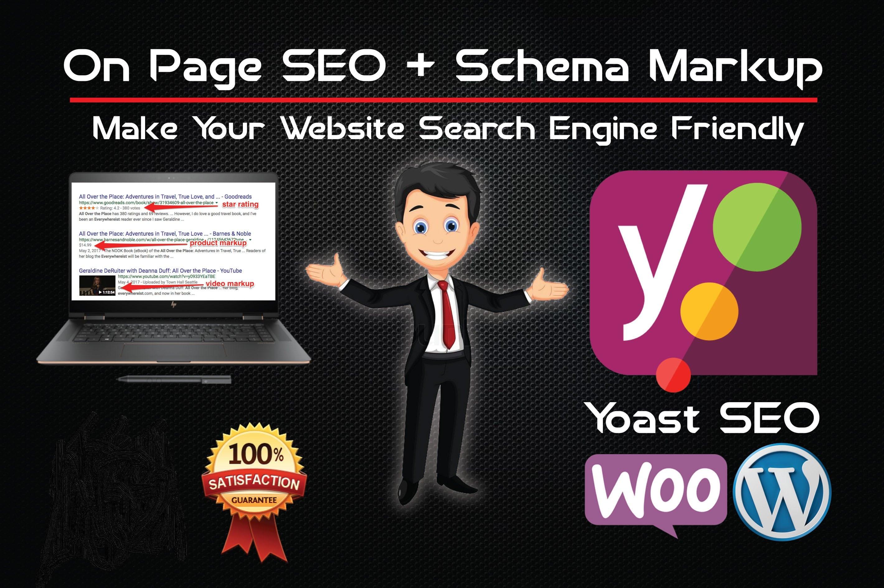 I will do complete yoast wordpress SEO on page optimization of website