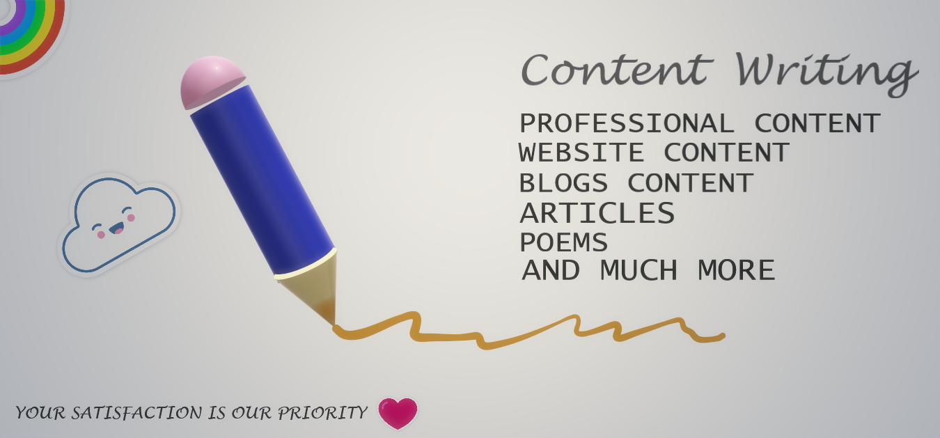 content writing // all types of content for your blogs and websites//specialization in articles 